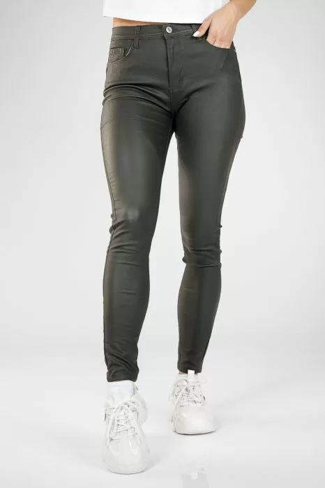 Pantaloni Cerati Dama  Emma Khaki #A296