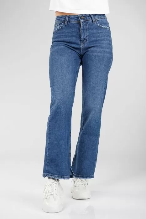 Blugi Evazati Dama Ivy Albastri #A316