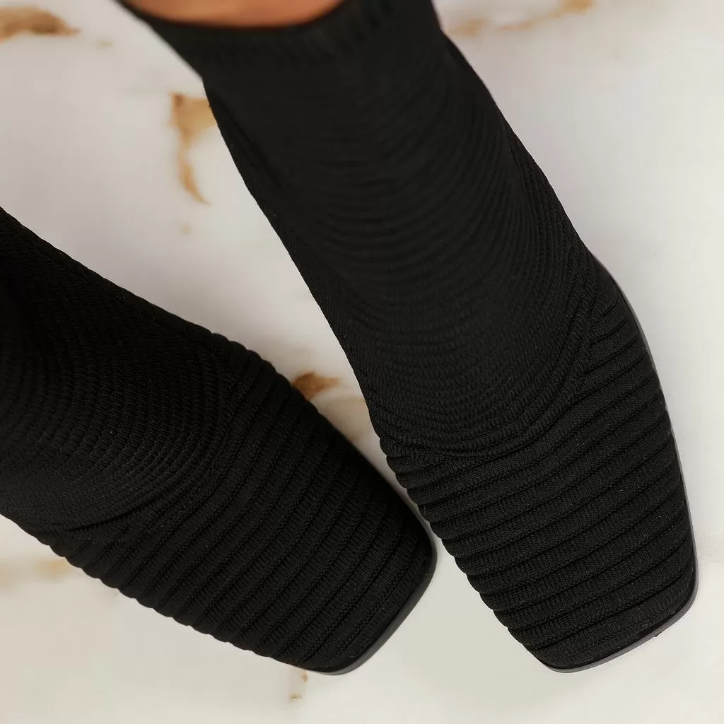 Botine Dama Oana Negre #13465