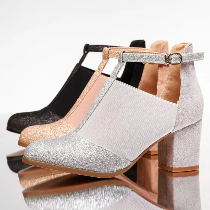 Botine Dama Mia Roz/Aurii #13490