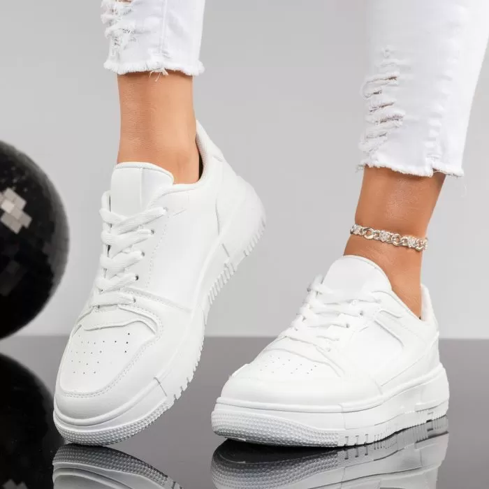 Adidasi Dama Winter Albi #13603