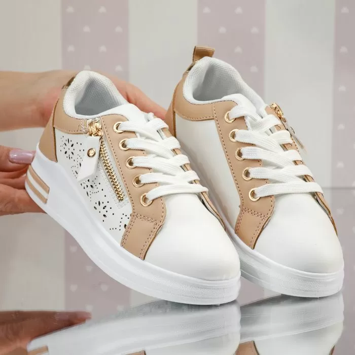 Adidasi Copii Ilinca Khaki  #13816