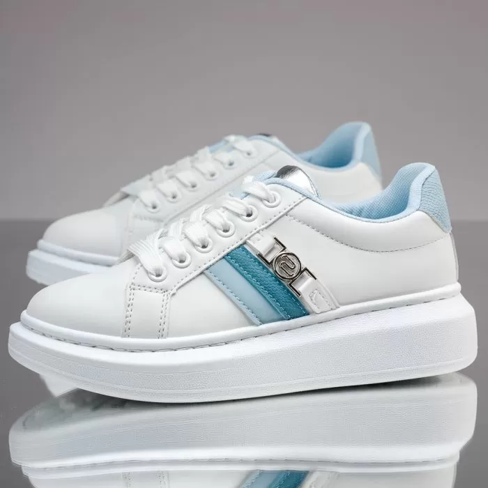 Adidasi Dama Hunter Albi/Albastri #13843