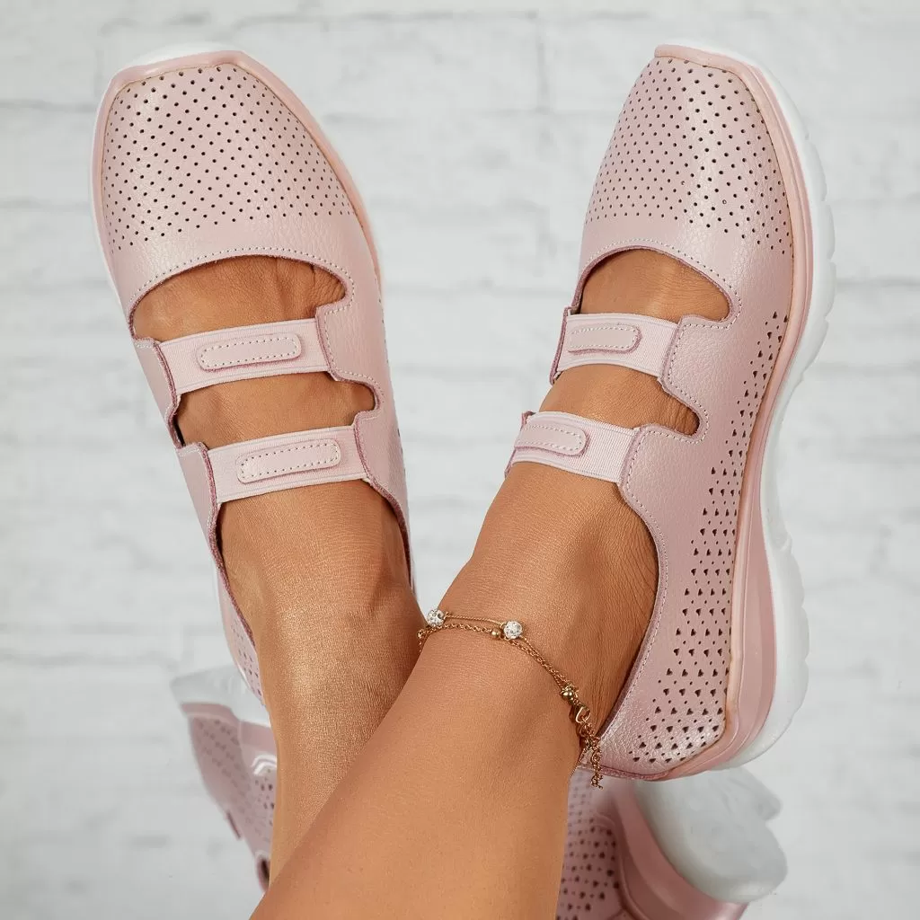 Pantofi Dama din Piele Naturala Perforati Rick Roz #13875