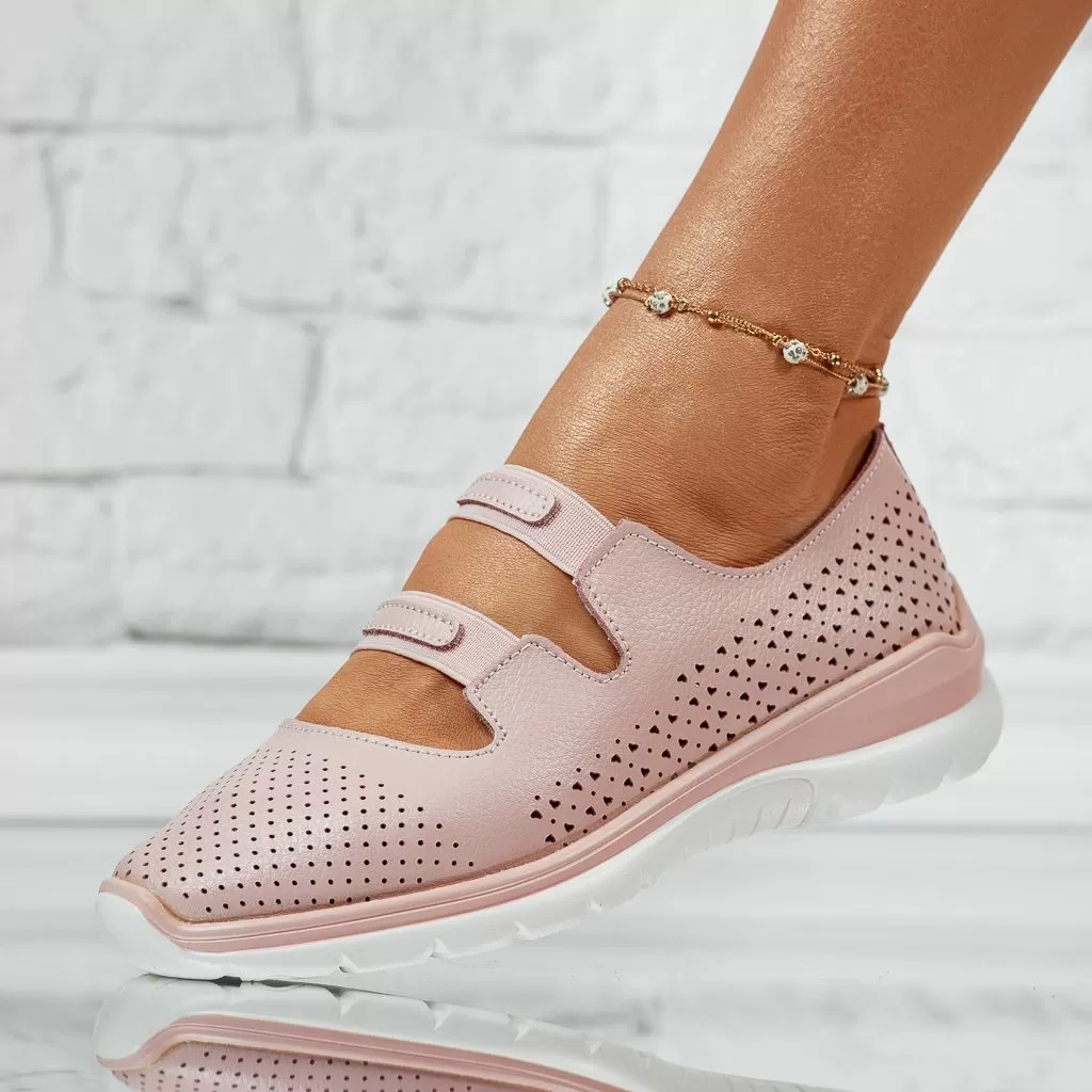 Pantofi Dama din Piele Naturala Perforati Rick Roz #13875