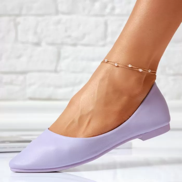 Barbara Női Lila Balerina Cipő #14047