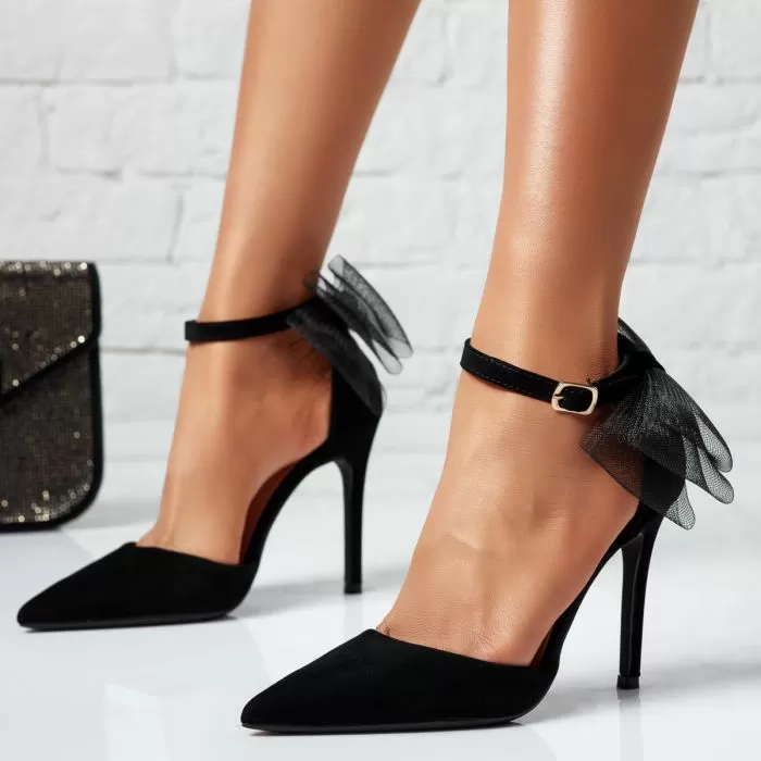 Pantofi Dama cu Toc Taylor Negri #14096