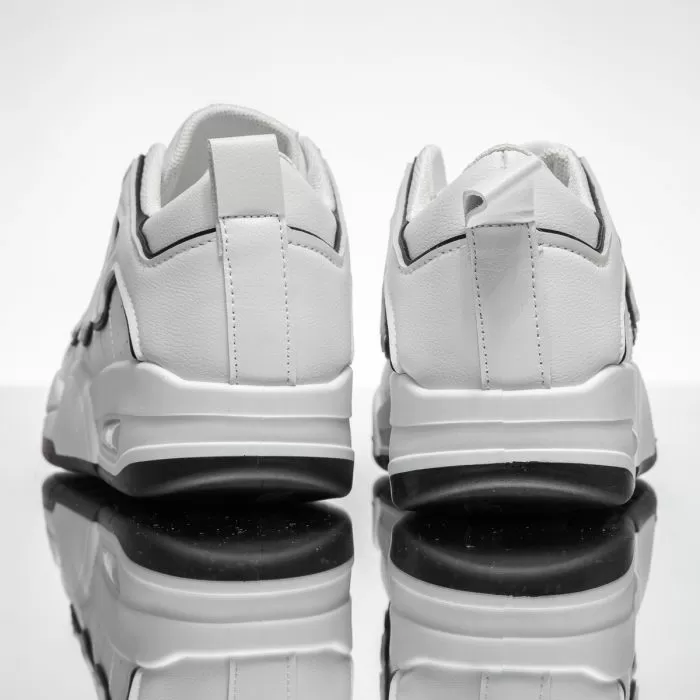 Adidasi Unisex True3 Albi/Negri #14142