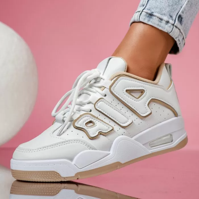 Adidasi Unisex True3 Albi/Khaki #14144