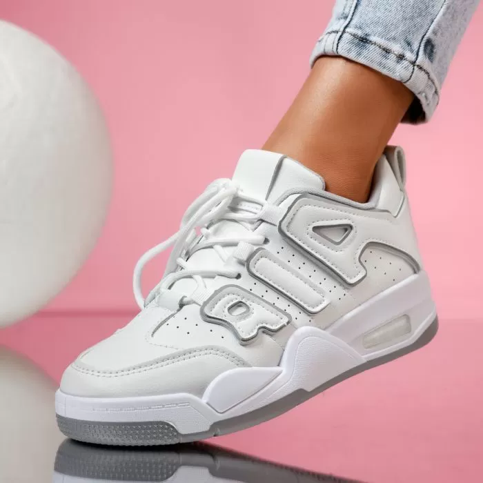 Adidasi Unisex True3 Albi/Gri #14146