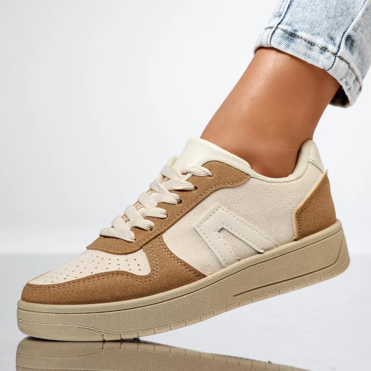Adidasi Dama Davis Khaki #14151