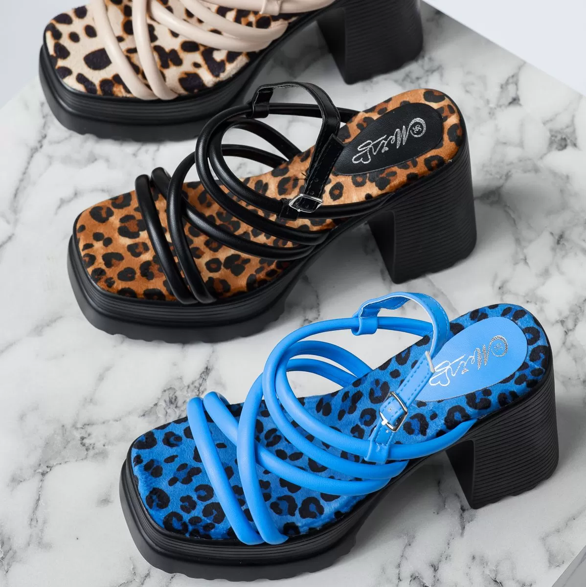 Sandale Dama cu Toc Filippa Negre #14337