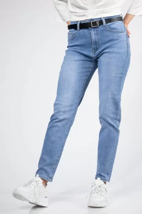 Blugi Boyfriend Dama Viena Albastri #A453