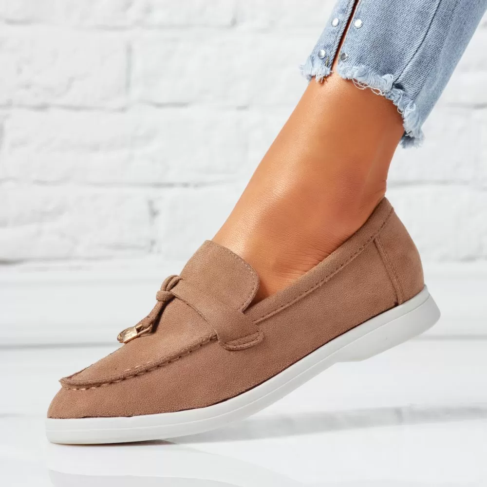 Pantofi Casual Dama Speak Khaki #14873