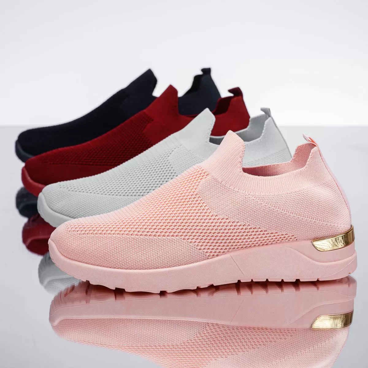 Adidasi Dama Rhino Albi #15040