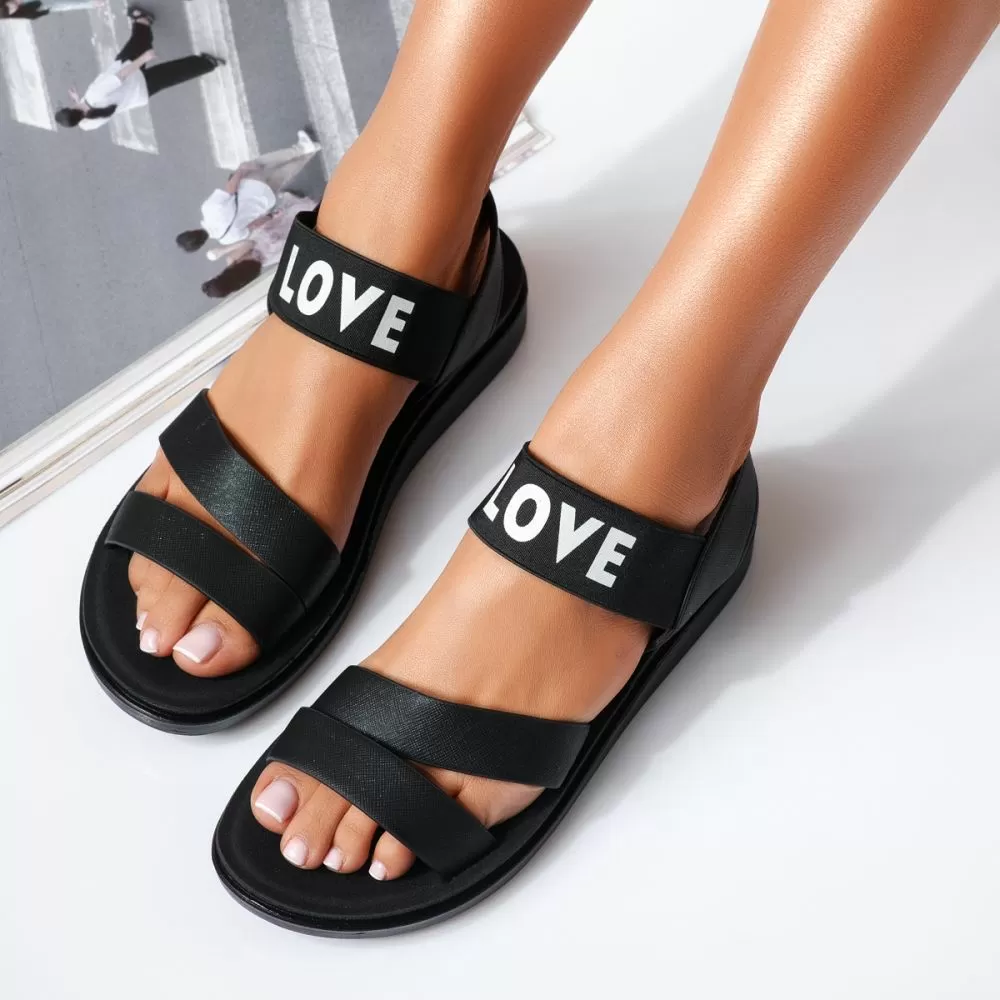 Sandale Dama Talpa Joasa Maeve Negre #15652