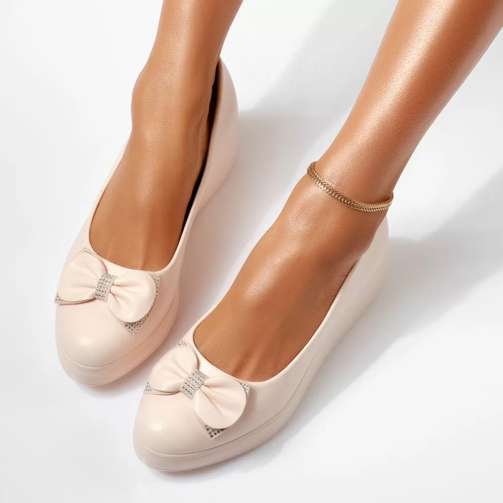 Pantofi Casual Dama Andra Bej #15970