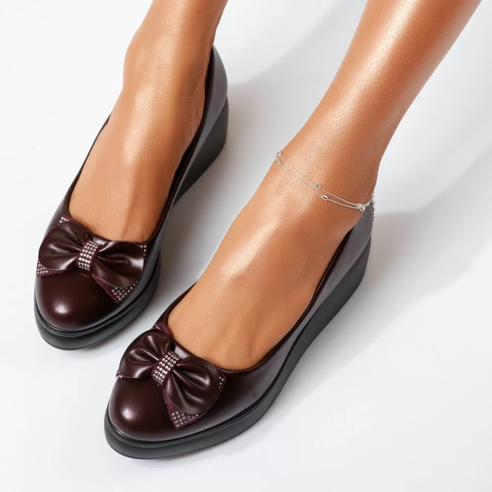 Pantofi Casual Dama Andra Rosii #15972