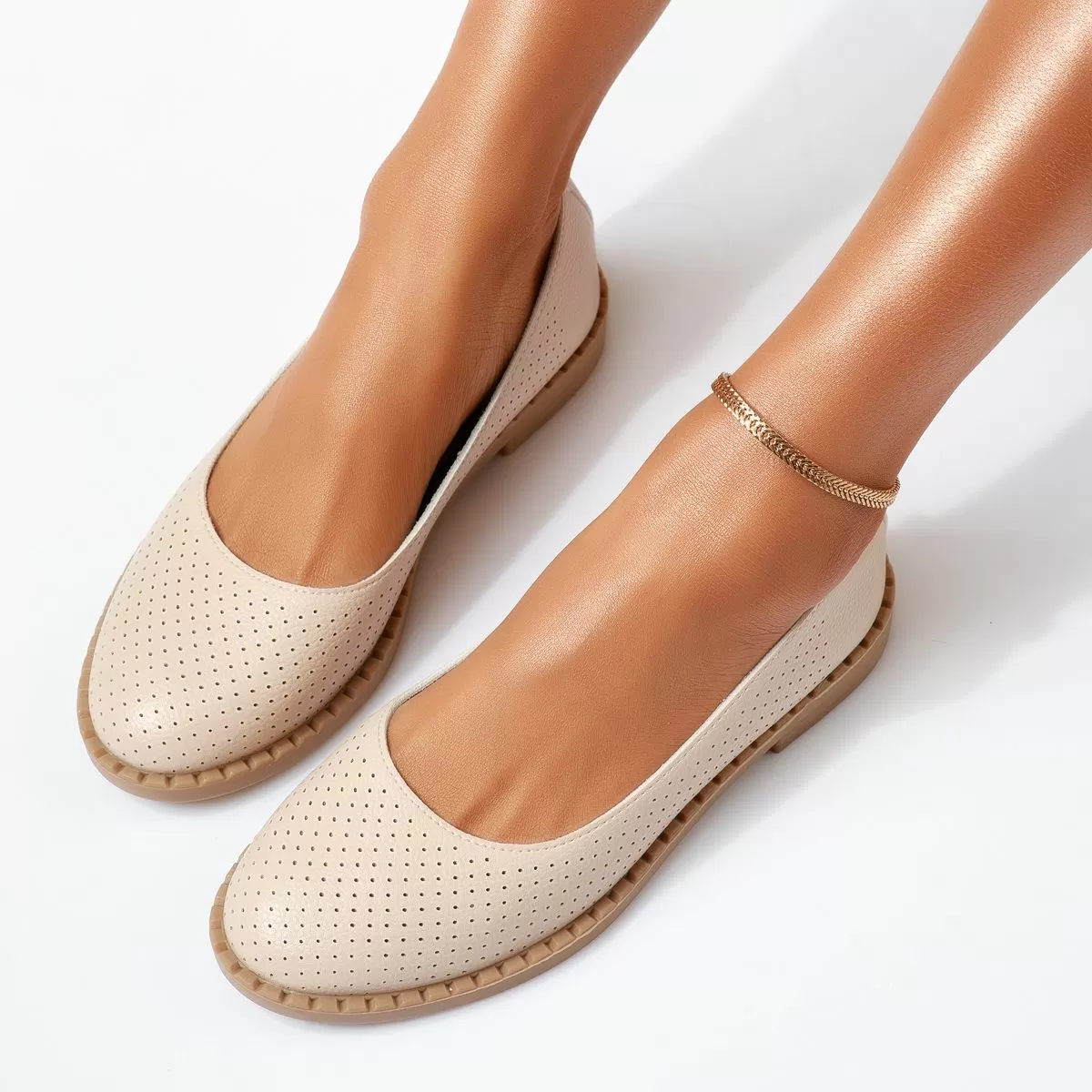Balerini Dama Doris Bej #15982