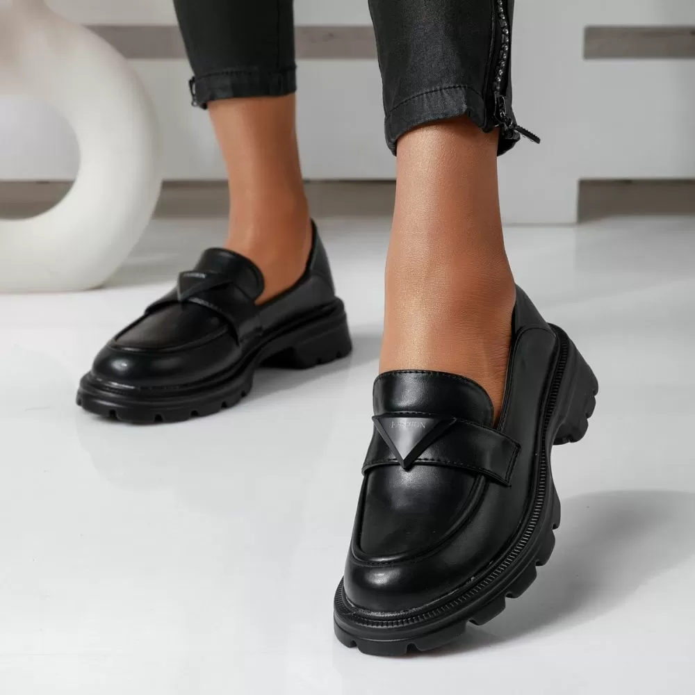 Pantofi Casual Dama Chloe Negri #16453