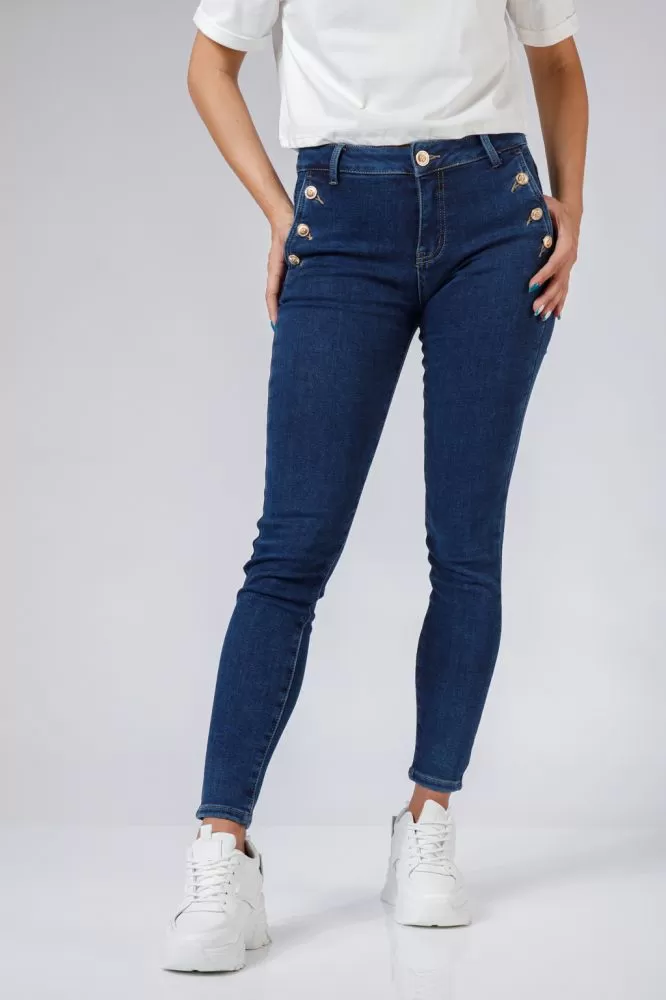 Blugi Skinny Dama Andra Albastri #A520