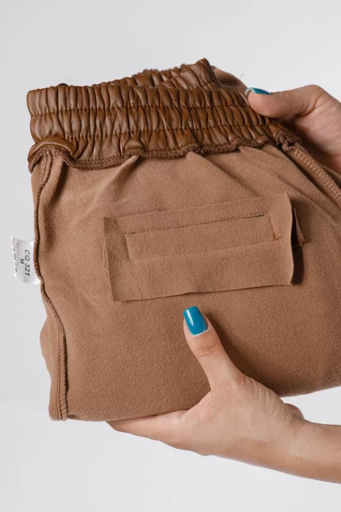 Pantaloni Piele Ecologica Vatuiti Joe Maro #A530