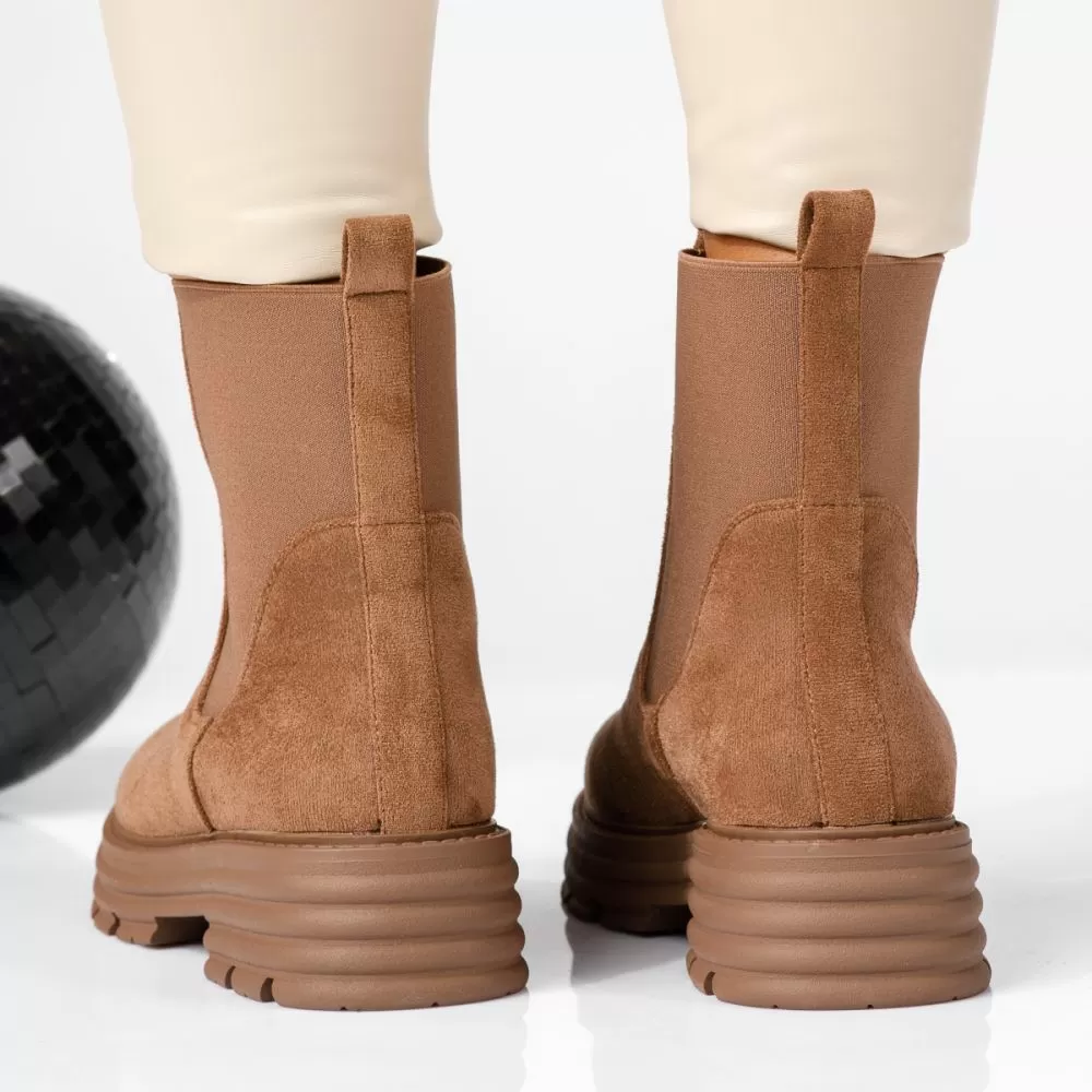 Ghete Dama îmblanite Lucia Khaki #16901