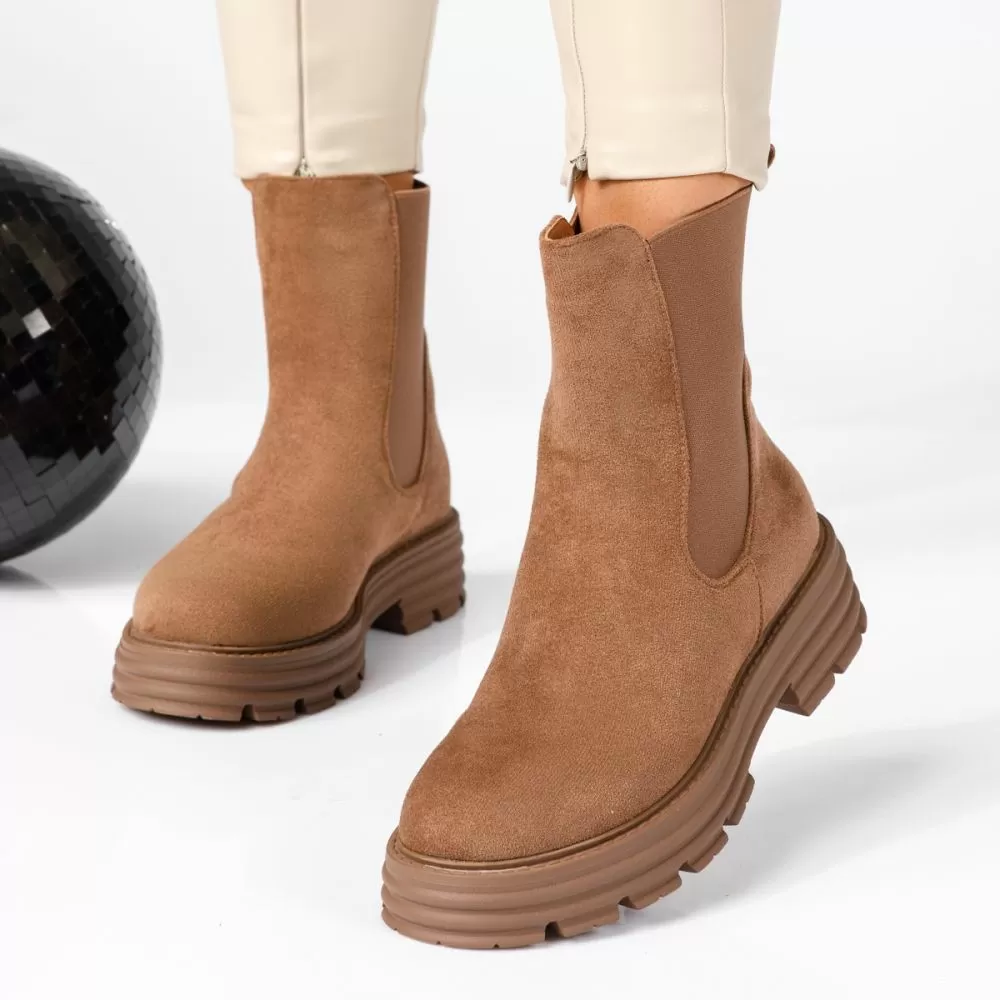 Ghete Dama îmblanite Lucia Khaki #16901