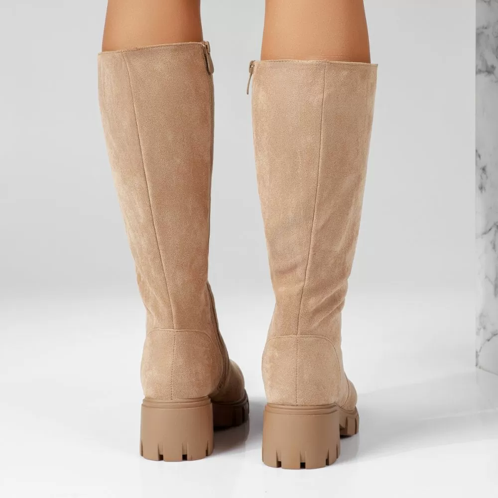 Cizme Scurte Dama Mamba Khaki #16966