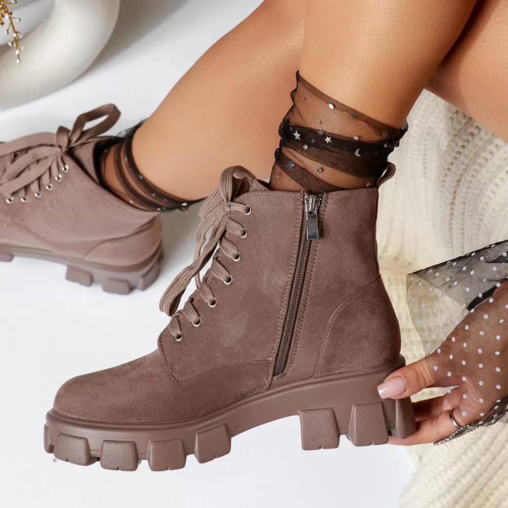 Ghete Dama Cloe Khaki #17001