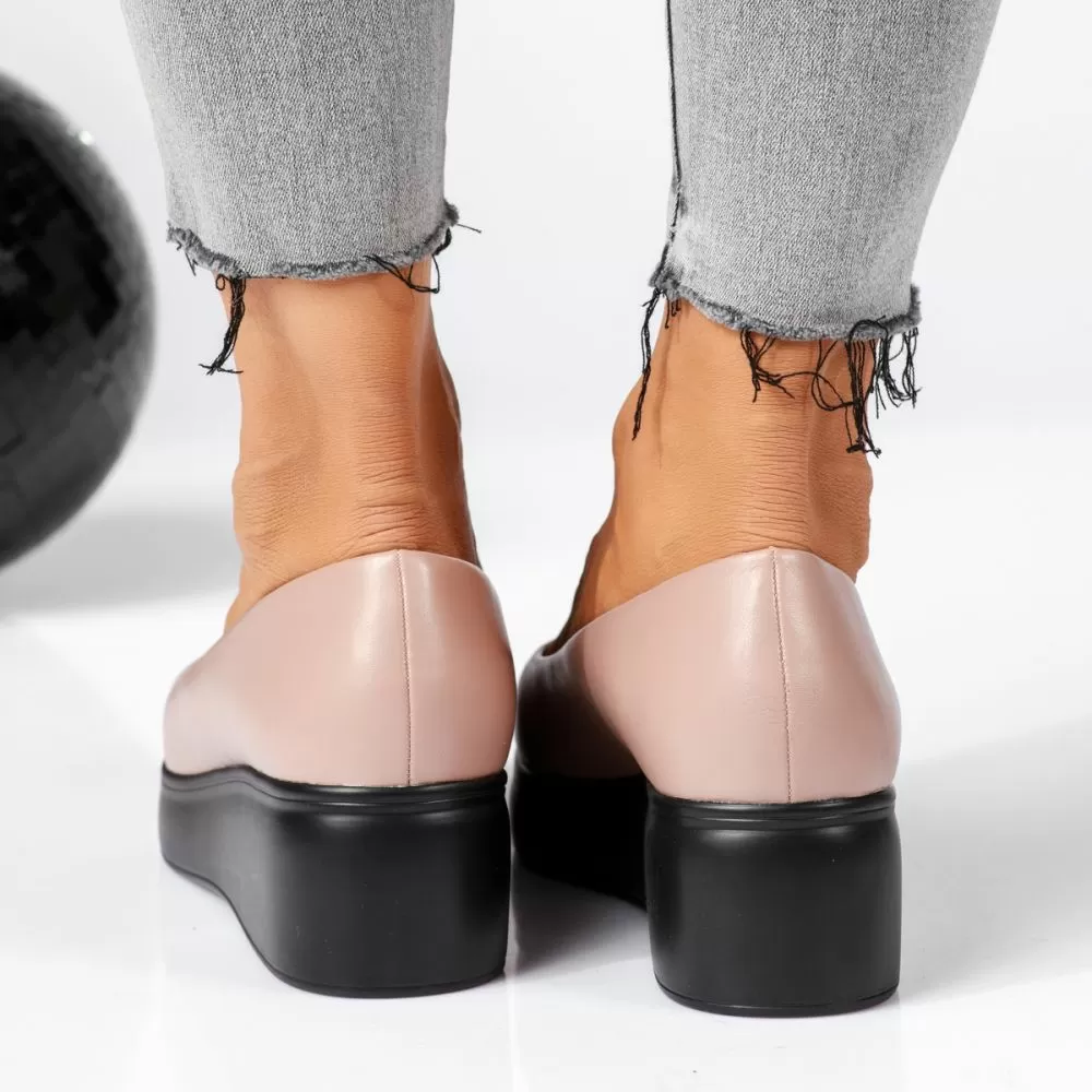 Pantofi Casual Dama Heaven Bej #17055