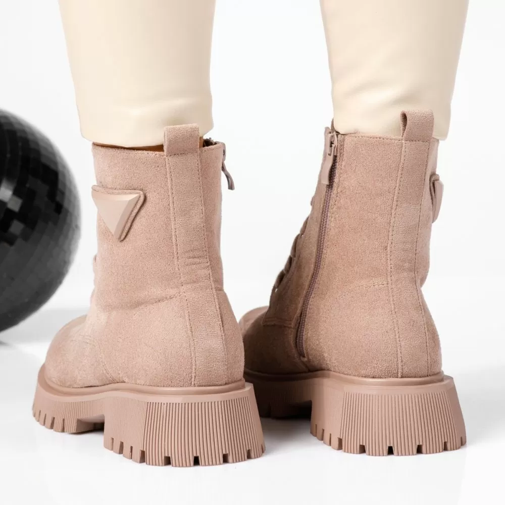 Ghete Dama îmblanite Avianna Khaki #17079