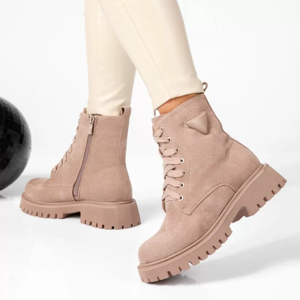 Ghete Dama îmblanite Avianna Khaki #17079