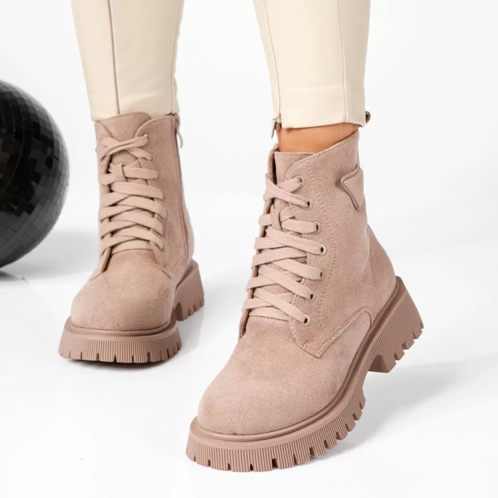 Ghete Dama îmblanite Avianna Khaki #17079