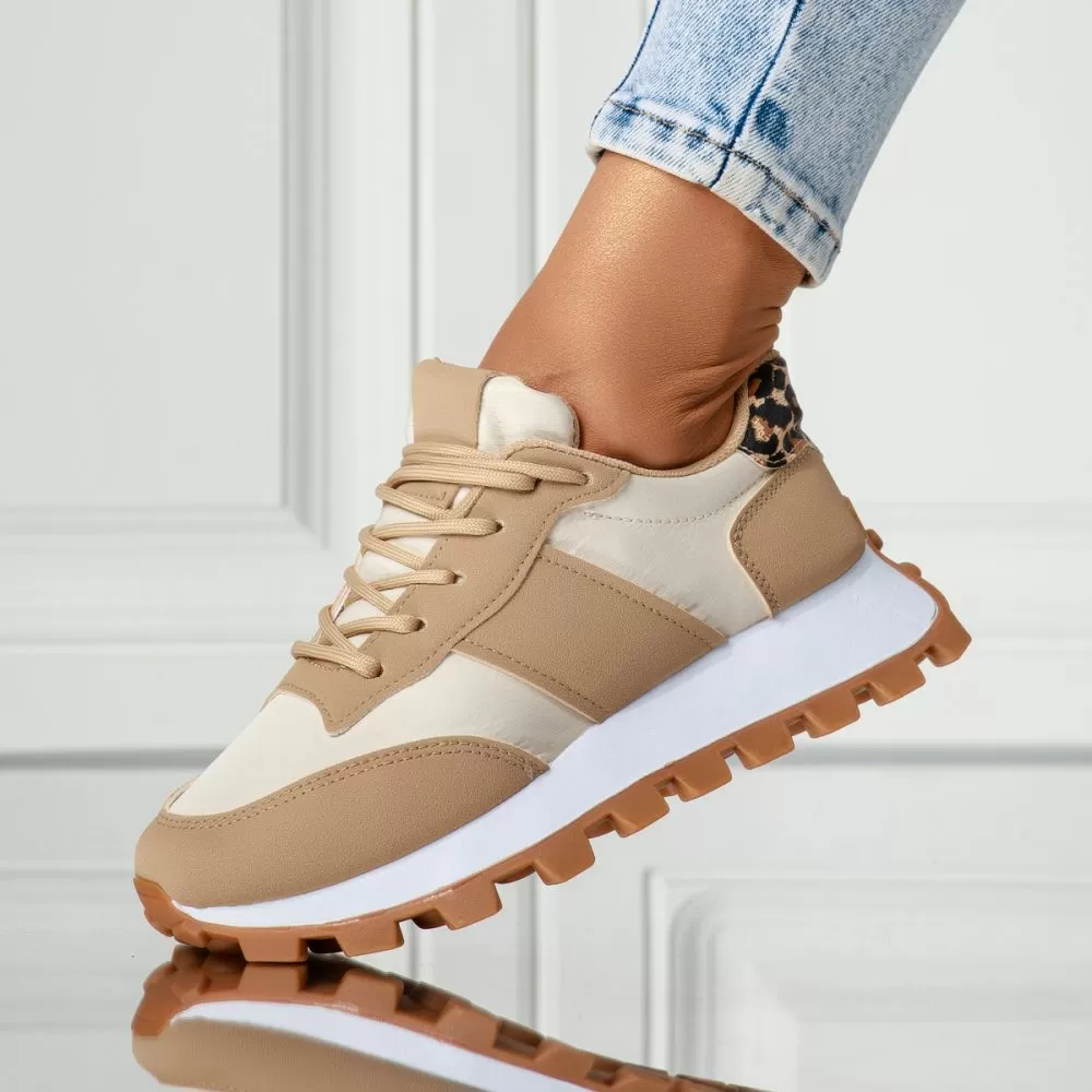 Adidasi Dama Emilia Khaki #17158