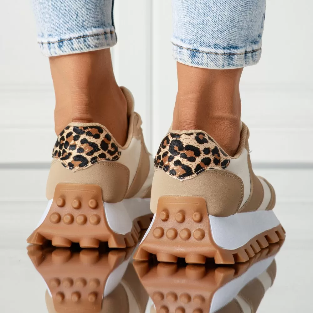 Adidasi Dama Emilia Khaki #17158