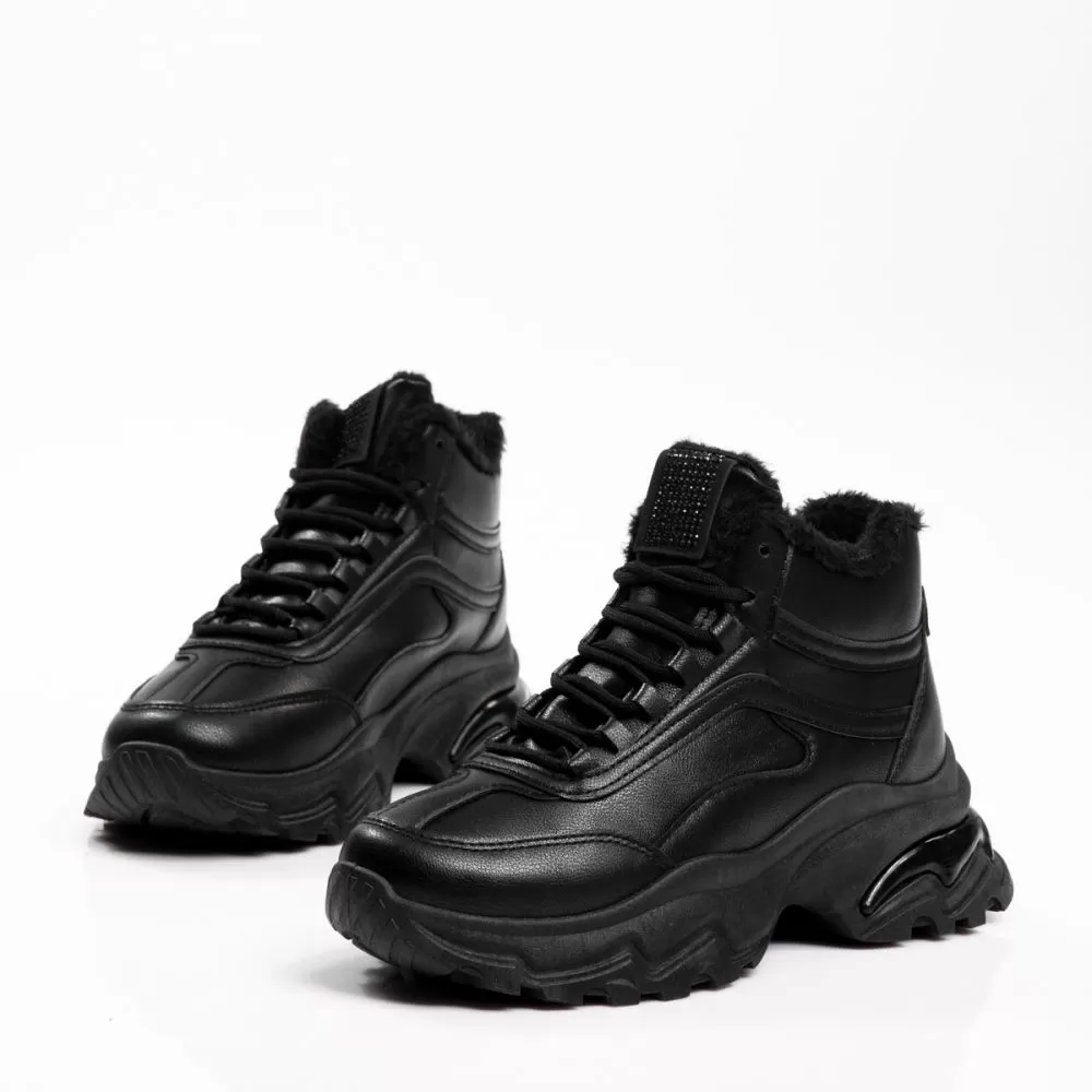 Ghete Dama îmblanite Sport Lino Negre #17280