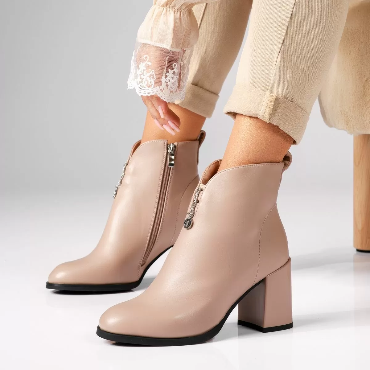 Botine Dama îmblanite Maria Roz #17501