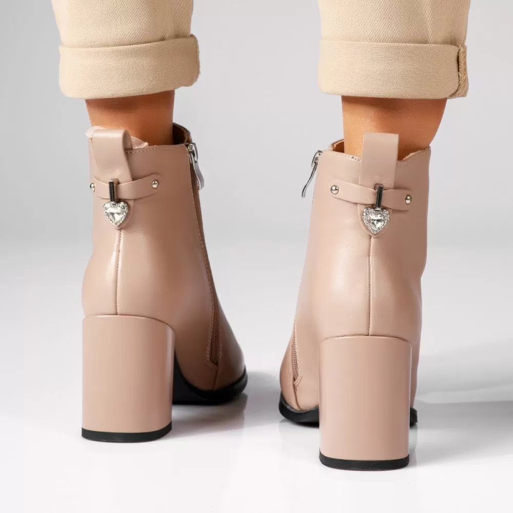 Botine Dama îmblanite Olivia Roz #17503