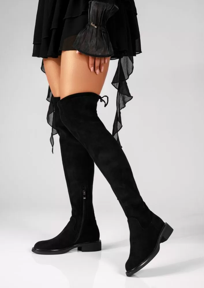 Cizme Dama Lungi Akira Negre #17531