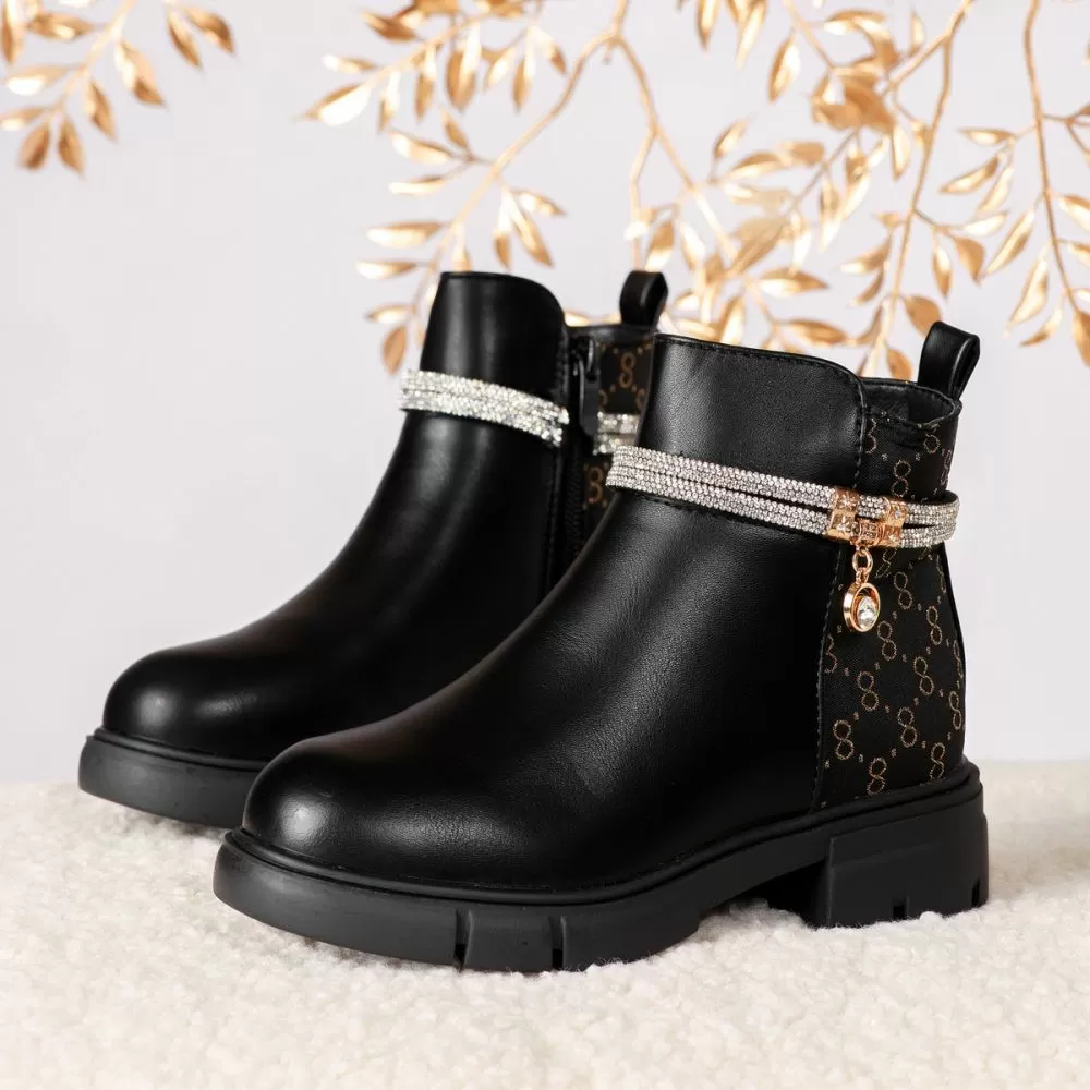 Ghete Copii London Negre #17538