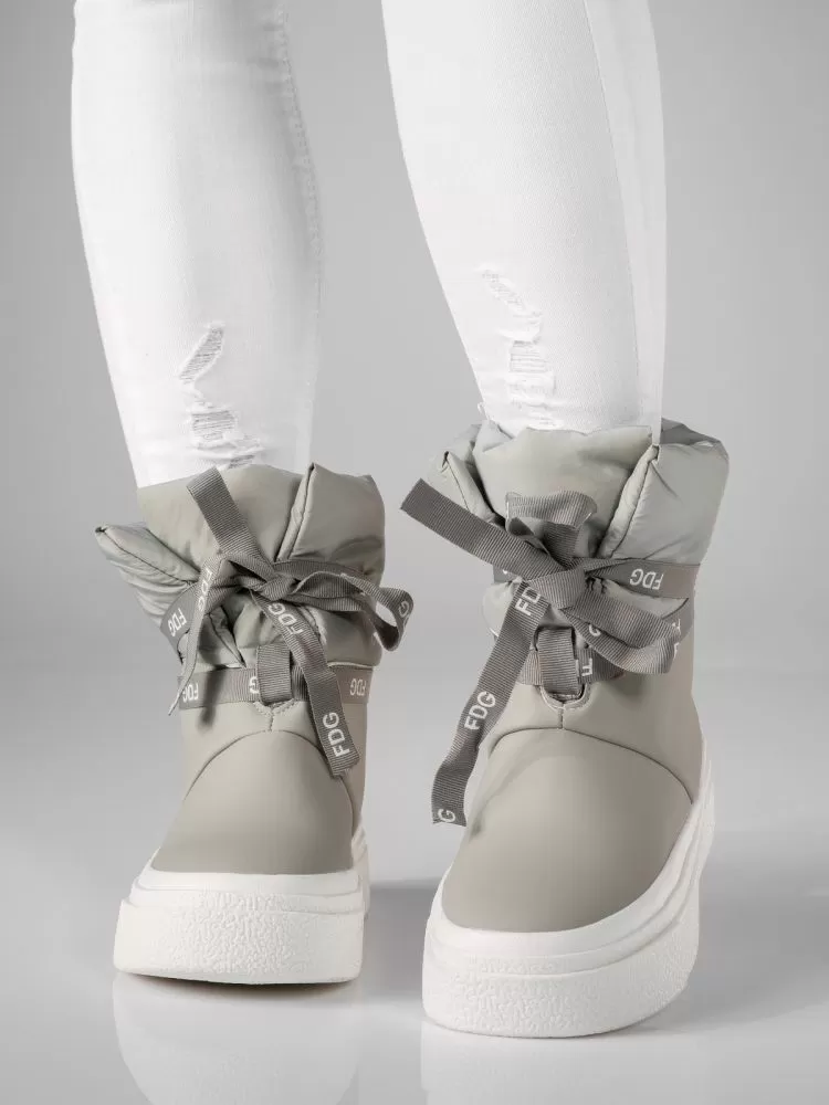 Ghete Dama îmblanite Audrey Gri #17592