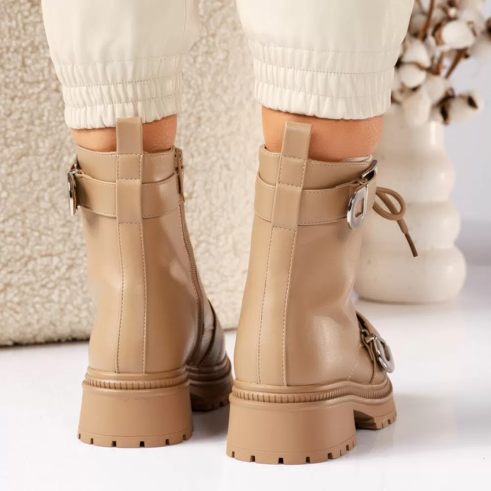 Ghete Dama îmblanite Sienna Khaki #17681