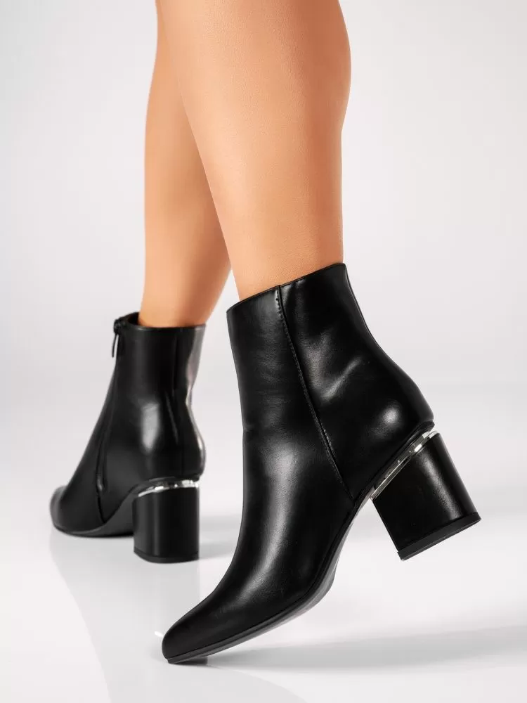 Botine Dama îmblanite Kehlani Negre #17697