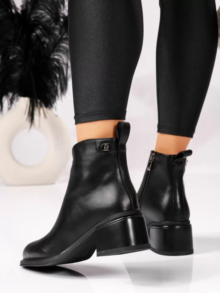 Botine Dama Riri Negre #17963