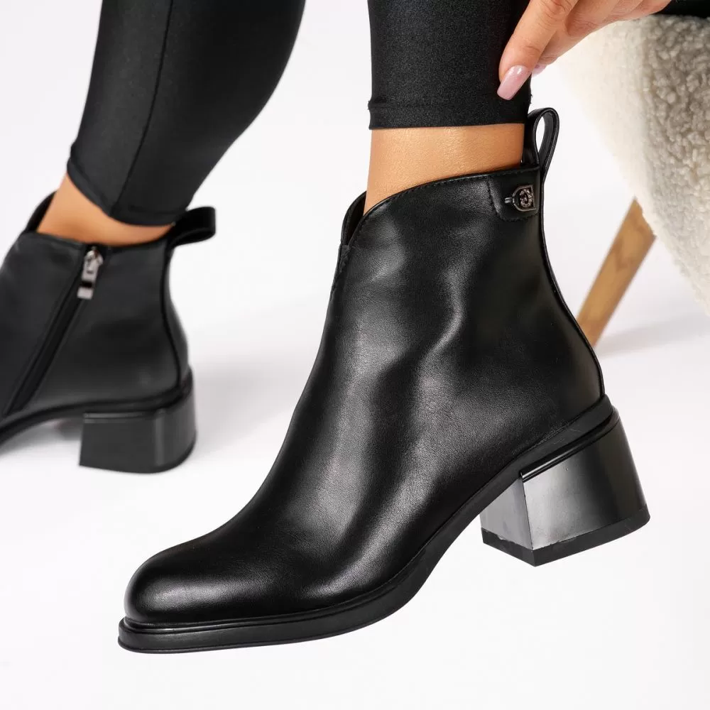 Botine Dama Riri Negre #17963