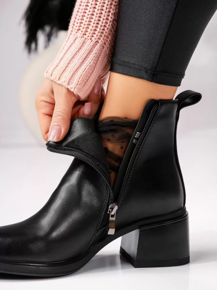 Botine Dama Riri Negre #17963