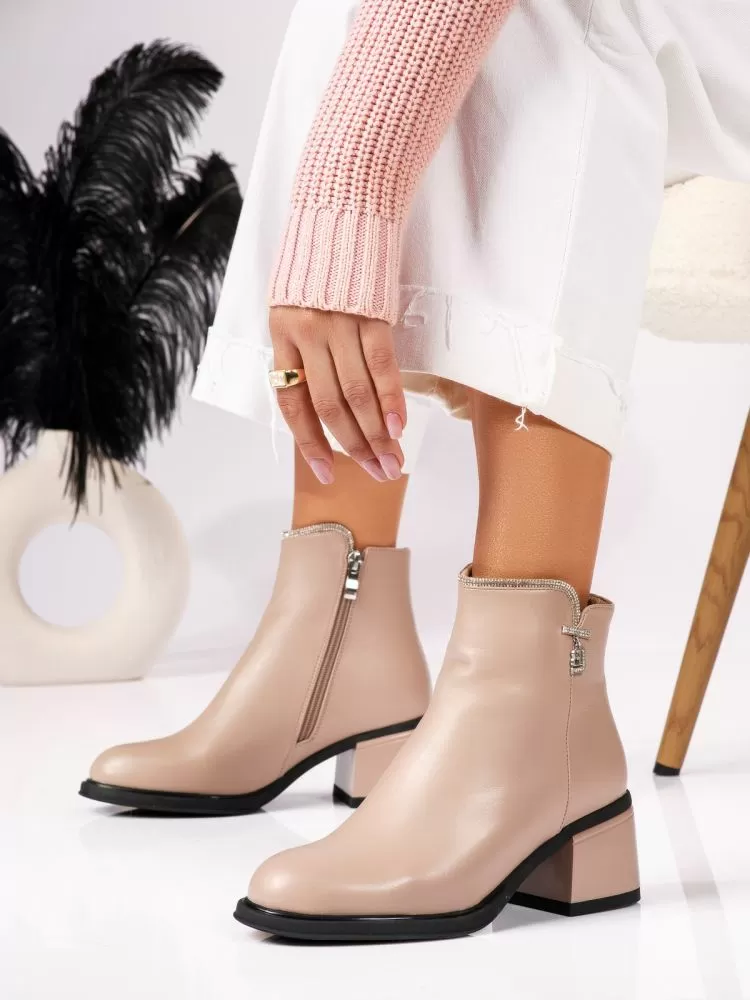 Botine Dama Vanesa Roz #17966