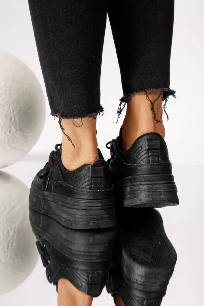Adidasi dama negri din piele ecologica Jack #18090
