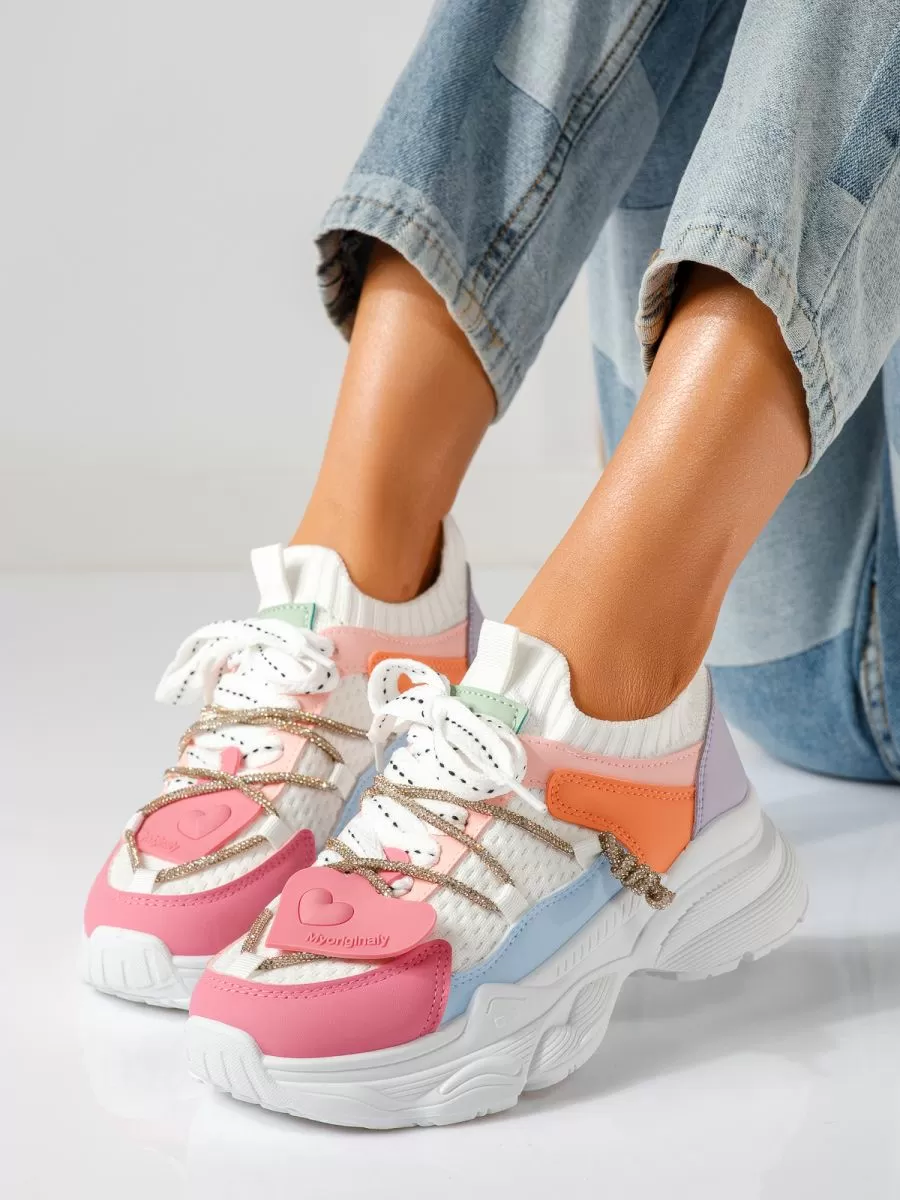 Adidasi dama multicolor din piele ecologica Bria #19241